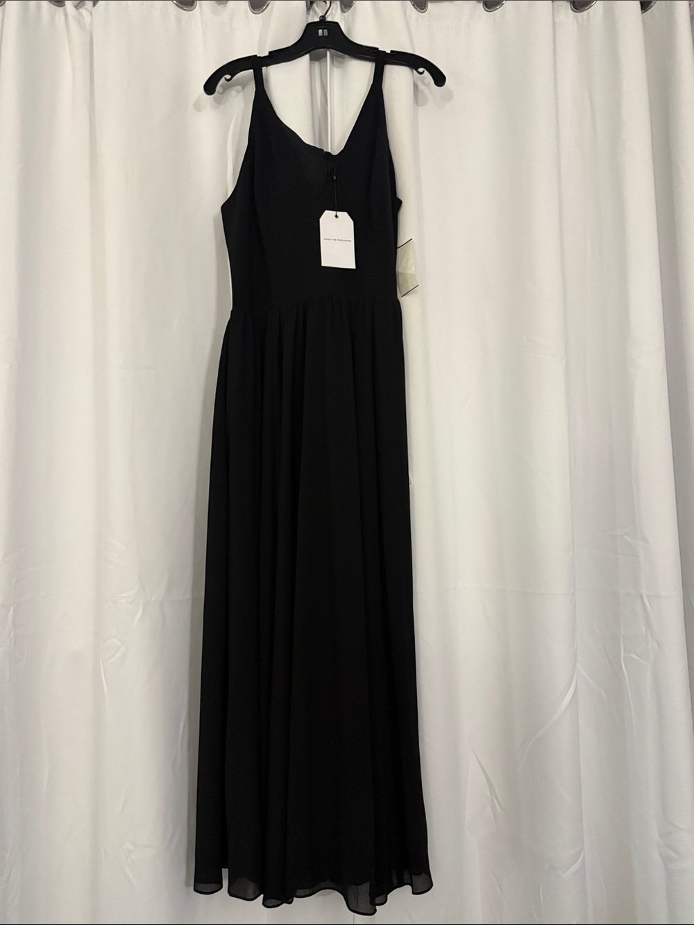 Dress the Population Black Sleeveless Maxi Dress